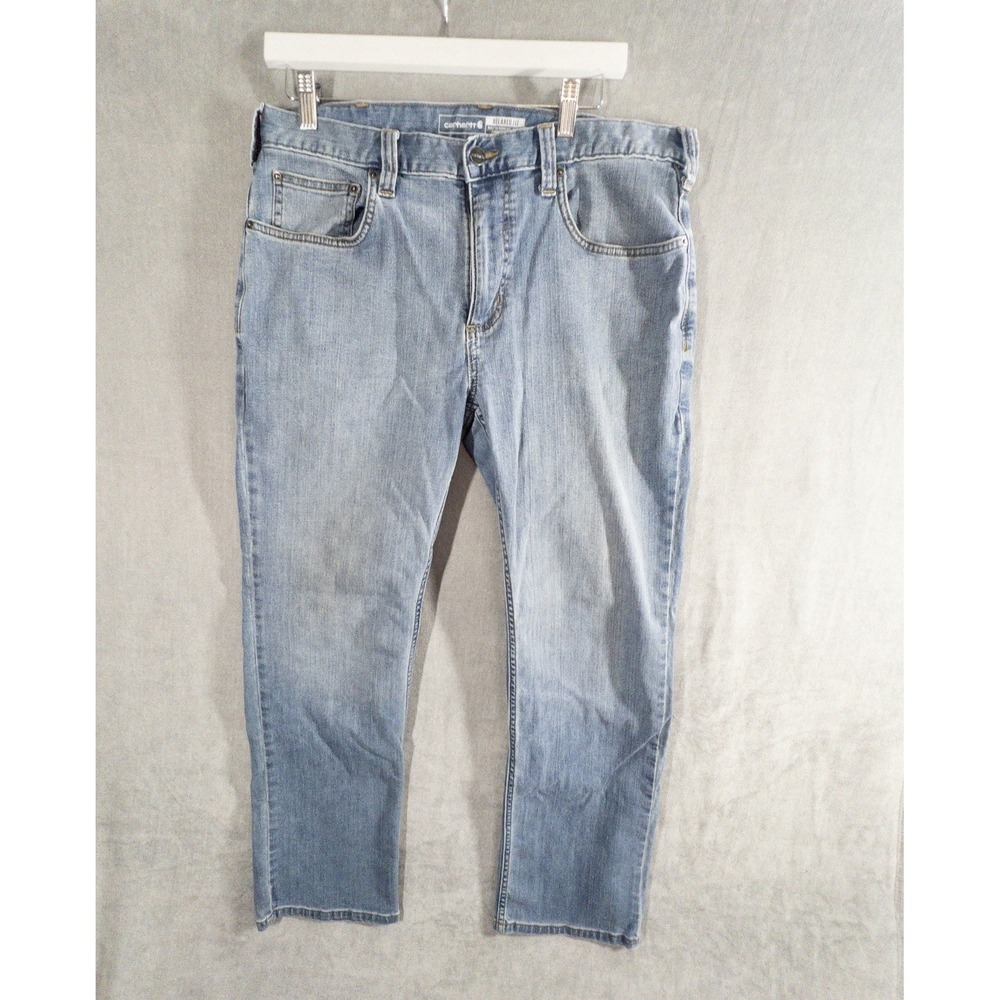 Carhartt B02804-M Jeans Mens 34x30 Relaxed‎ Western Workwear Ranchwear